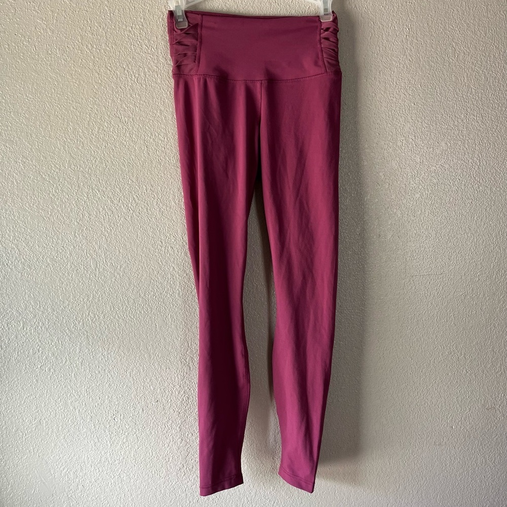 Yogalicious Lux Deep Rose High-Waist Leggings